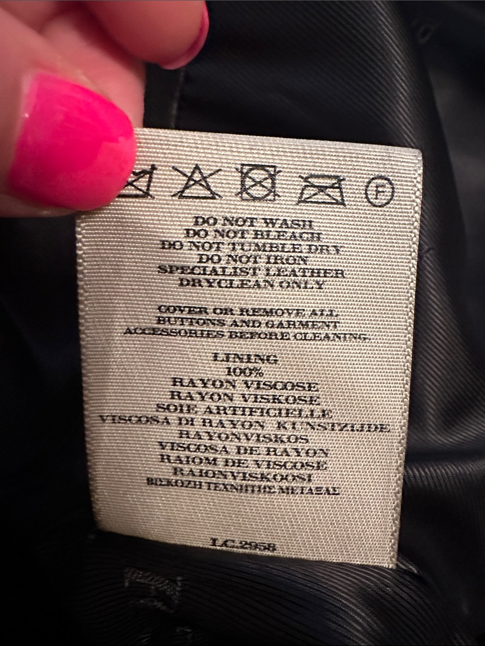 Burberry London Lambskin Leather Trench Coat. Size 2 - Picture 9 of 13